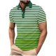 thumbnail image 1 of Mens Manga Corta Botón Abajo Camisas con Bolsillo Pulover Botón de Impresión de la Camisa de Solapa de Poliéster Cuello de Vuelta, Blusa Casual para Hombres, 1 of 5