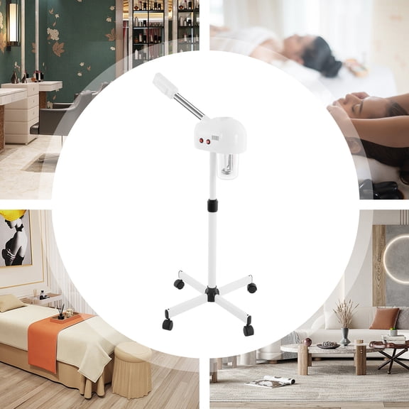 1 PCS White Facial Steamer, Skin Care Equipment, Steamer for Salon Beauty and Spa Shop