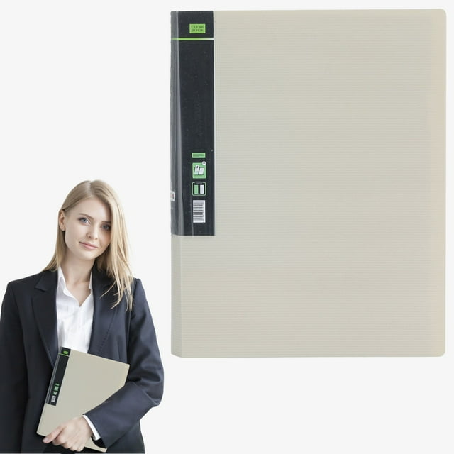 Ecohintz Art Portfolio Folder - A4 60 Pockets with Sheet Protectors - Durable, Organized, Professional for Artwork, Documents, Presentations & School Projects, Sheet Protectors Folder