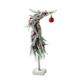 thumbnail image 3 of HOMYL Artificial Whimsical Xmas Tree Christmas Decoration for Farmhouse Restaurant 10x36 cm, 3 of 8