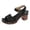 Black, variant on CAIXIA Sandals For Women Women Summer Casual Sandals with Buckle Strap Comfortable Open Toe Square Heel Beach Footwear,Black