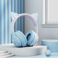 thumbnail image 4 of Dadypet Glowing Cat Ear Headphones Over Ear Gaming Headset with Colorful Lights, Detachable Microphone for  and Gaming, 4 of 7