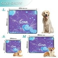 thumbnail image 2 of Washable Pet Pee Pads with Super Absorbent Reusable Training Pads for Dogs & Cats Blue Hearts, 2 of 6