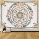 thumbnail image 2 of Mandala Flores Naturaleza - Tapiz de Pared - 200x150 cm - Tapiz de Pared Grande - Decoración Póster - Accesorios Hippie Bohemio - Vestir - Lienzo - Curt, 2 of 4