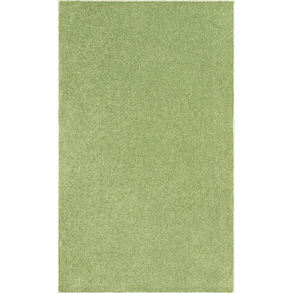 Ambiant Galaxy Way Solid Color Area Rugs Lime Green - 12'x20'