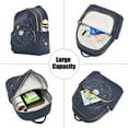 thumbnail image 5 of FORMRS Mini Backpack Purse for Women Travel Daypack Casual Shoulder Bag, White Cat Planet, 5 of 7