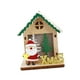thumbnail image 2 of Adorno navideño de madera para casa pequeña con iluminación LED, regalo para el hogar, accesorio encantador Papa Noel, 2 of 9