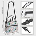 thumbnail image 2 of Disketp Back To School Lonchera Térmica para Mujer y Hombre, Bolsa de Almuerzo Reutilizable e Impermeable para Trabajo, Viajes y Picnic, 2 of 7