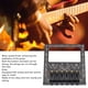 thumbnail image 3 of Placa De Puente De Guitarra Eléctrica, Puente De Sillín De Guitarra, Espaciado De Cuerdas De 10,5mm, Piezas De Repuesto De Guitarras Eléctricas Talladas En Negro, 3 of 8