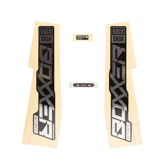 RockShox Decal Kit for Boxxer ULT Polar/Black, 11.4018.105.003