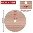 thumbnail image 2 of 36 Inch Christmas Tree Skirt – Velvet Plush Tree Mat, Soft Thickened Polyester with Red Ties, Single-Sided Printing, Available in 30in/36in/48in, Perfect for Holiday Xmas Tree Decoration, 2 of 7