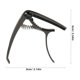 thumbnail image 2 of EXHUMKY Capo Clip Negro Para Guitarra Con Resorte Ajustable Y Presión Equilibrada Para Todos, 2 of 7
