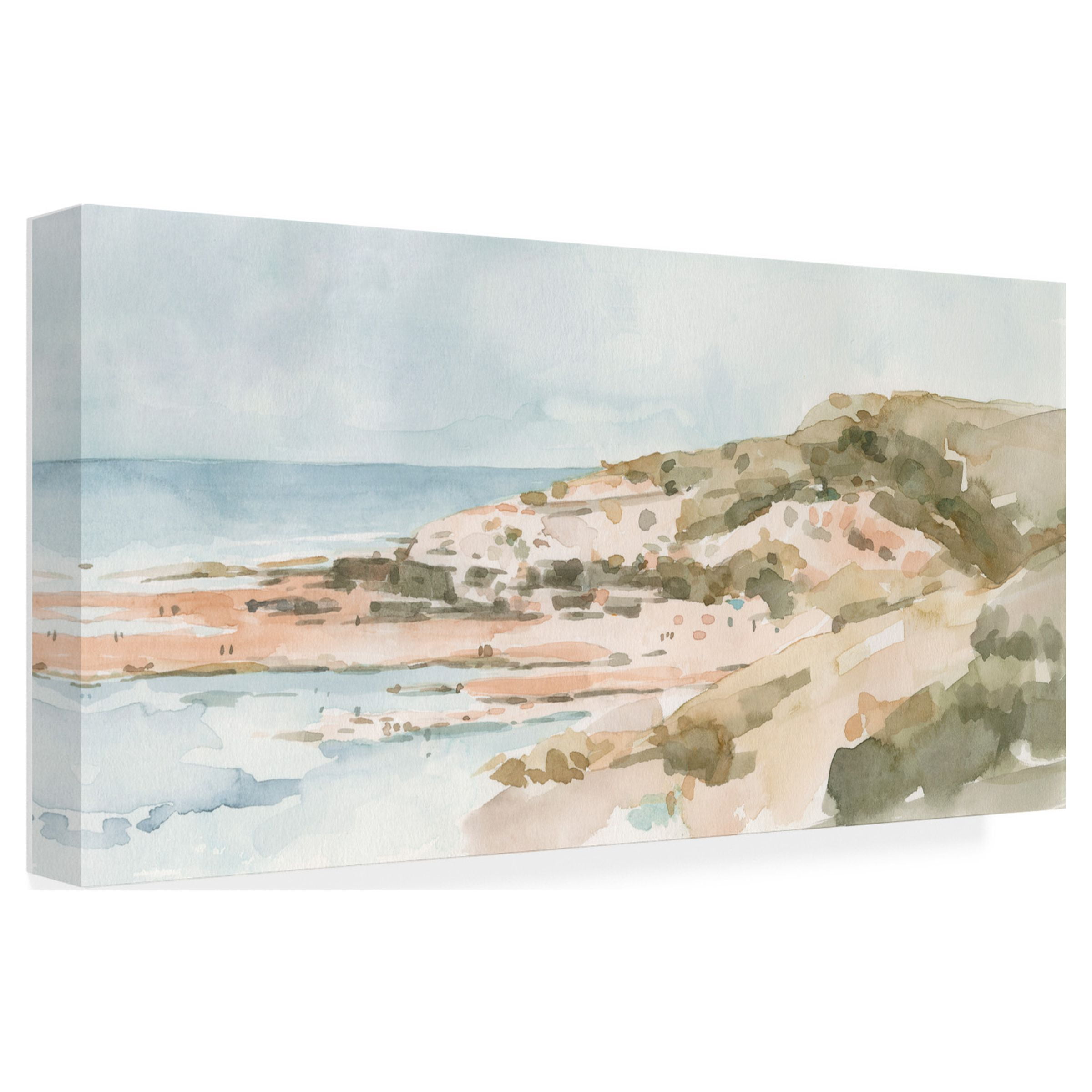 Emma Caroline 'Neutral Seaside II' Canvas Art