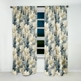 thumbnail image 2 of Designart "Chic Urban Victorian I" Floral Curtain Panels, 2 of 6