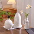 thumbnail image 4 of Ceramic Vase Living Room Desktop Decorative Ornament Furniture Study Office Simple Spotted Flower Arrangement, 4 of 6