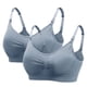 thumbnail image 1 of Sujetador de lactancia para mujer, conjunto de 2 piezas con clip sin costuras, almohadilla push-down, sujetador para mujeres embarazadas, 1 of 6