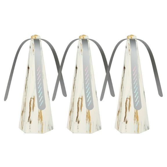 Yaoyar Fly Fans for Tables 3pcs,Outdoor Table Top Fly Fan Height adjustable for Picnic Patio Home Telescopic,Portable Fly Fans With Hanging Upside Down