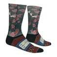 thumbnail image 3 of Odd Sox, Naruto, Itachi Headband, Fun Anime Print Crew Socks for Men, Large, 3 of 7