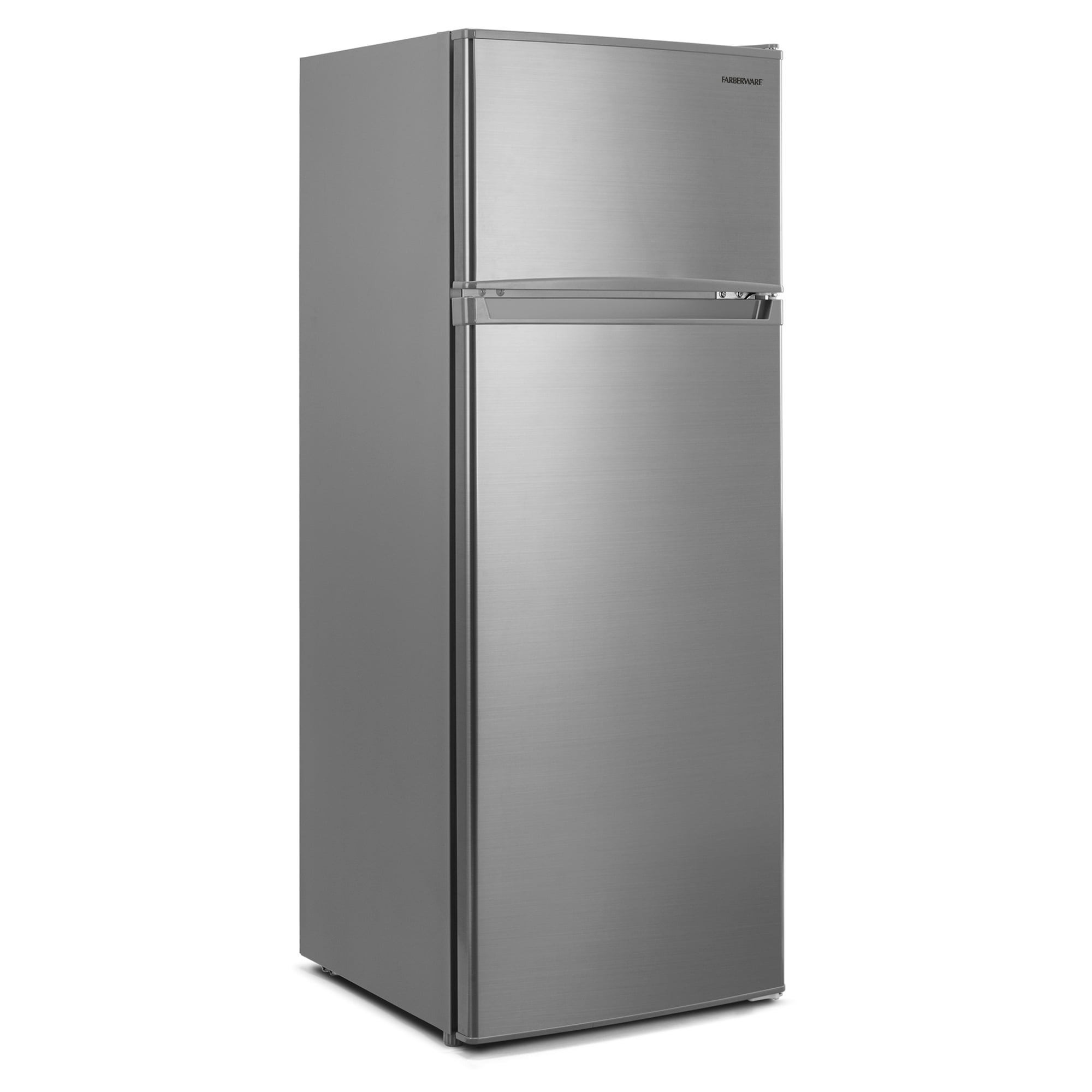 Farberware 7.3 cu ft Top Mount Double Door Refrigerator, Silver