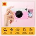 thumbnail image 3 of Kodak Printomatic Prints on Zink 2 x 3 Photo Paper Instant Print Camera, Pink, 3 of 8