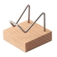 thumbnail image 4 of 1PC Display Stand Beech Base Metal Arm for Collectibles Crystal Cluster Crafts Holder Support, 4 of 10