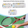 thumbnail image 3 of Tennis Score Keeper, Lightweight Easily Mounted Large Small Score Counter for Points Games Sets, Fits Most Standard Racquets, 3 of 7
