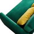 thumbnail image 3 of Loveseat with Fabric Upholstery and Pull Out Sleeper Bed, Green, 3 of 5