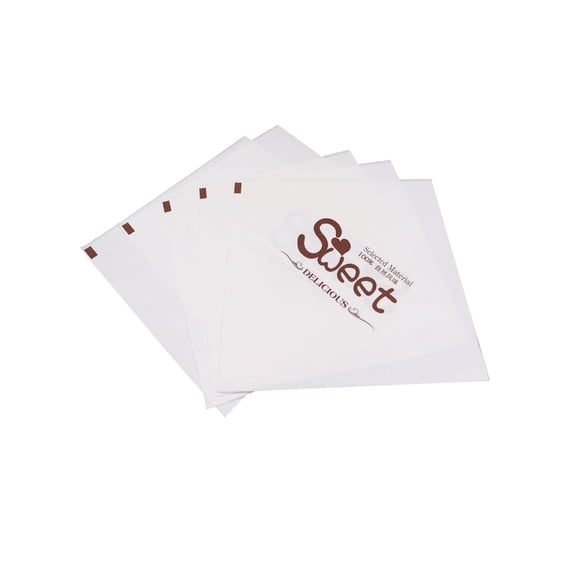 Bewildely Bolsas para sándwich de 100 Uds., bolsas de papel Kraft a prueba de grasa, embalaje para postres, panes, dulces, aperitivos Herramientas y accesorios para hornear dulce Bewildely HA8945-03B