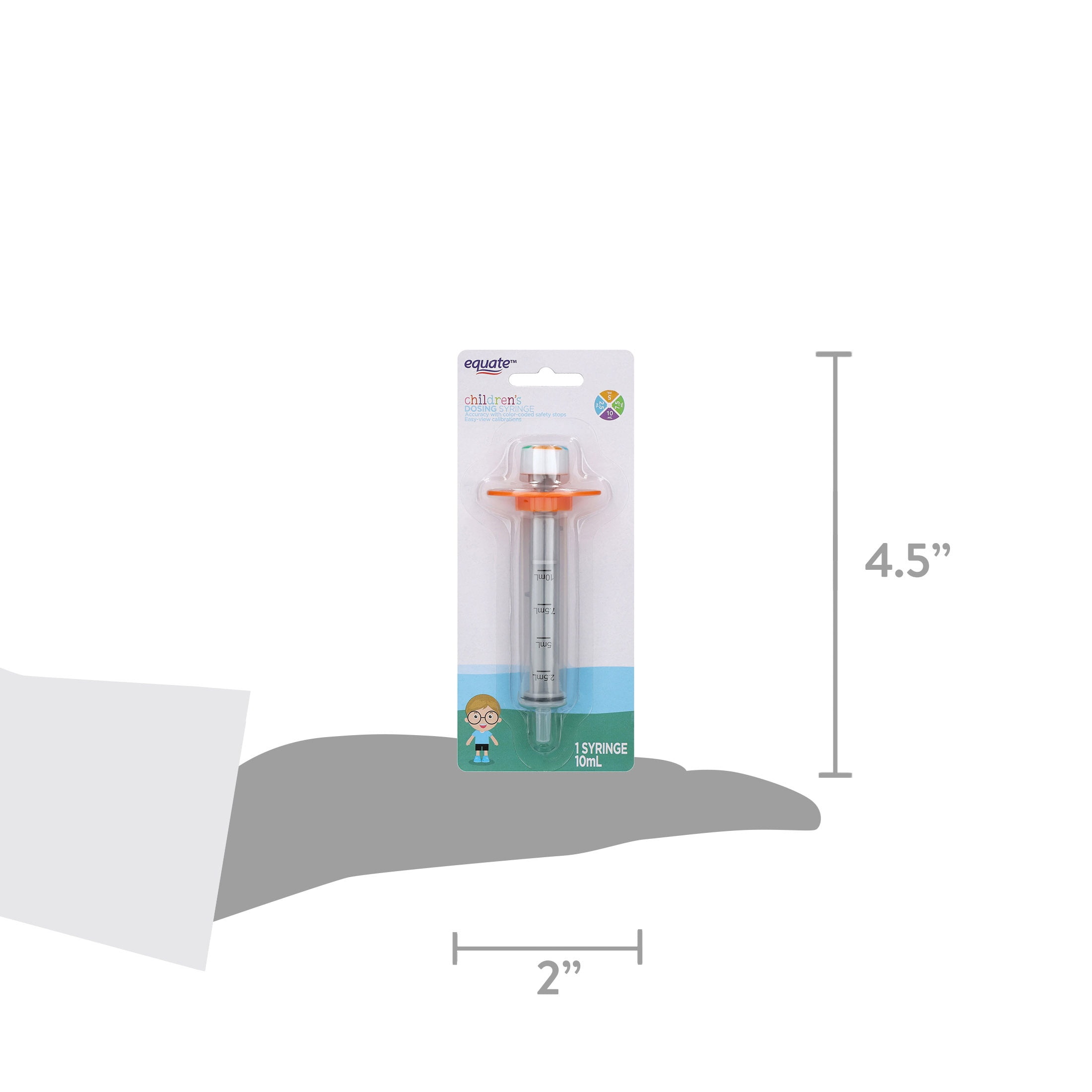 Equate Children's Dosing Syringe, 10 mL