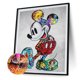 thumbnail image 1 of Cuadros Decorativos Kit de pintura de diamante de taladro redondo completo de ratón de dibujos animados DIY 5D ilustraciones (B2492) Tmvgtek embutido en tela, 1 of 6