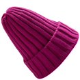 thumbnail image 4 of Sonducket Sombrero Unisex mezclas de algodón sólido cálido HIP HOP sombreros de punto hombres gorras de invierno mujeres Skullies gorros para Sombreros Rosa roja Sonducket AP000123-11, 4 of 6