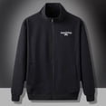 thumbnail image 5 of Sudadera con capucha para hombre, ropa masculina, sudadera con cremallera completa, jersey negro, talla grande, estética, invierno, años 90, algodón, nueva, Y2k, holgada, sin capucha, 5 of 5