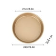 thumbnail image 2 of geerera 9-Inch Pizza Pan, Carbon Steel Nonstick Baking Tray, for Homemade Pizza, Bread, Cake, Oven & Grill Safe, 2 of 4