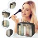 thumbnail image 5 of ¡No Te Lo Pierdas!, Bolsa de cosméticos transparente multifuncional Bolsa de almacenamiento portátil para viajar Accesible rápido y fácil de usar para un fácil almacenamiento y viaje Akmoler, 5 of 8