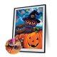 thumbnail image 2 of Cuadros Decorativos 5D Diamond Painting DIY Noche de Halloween Taladro completo Diamante de imitación redondo Likrtyny embutido en tela, 2 of 7