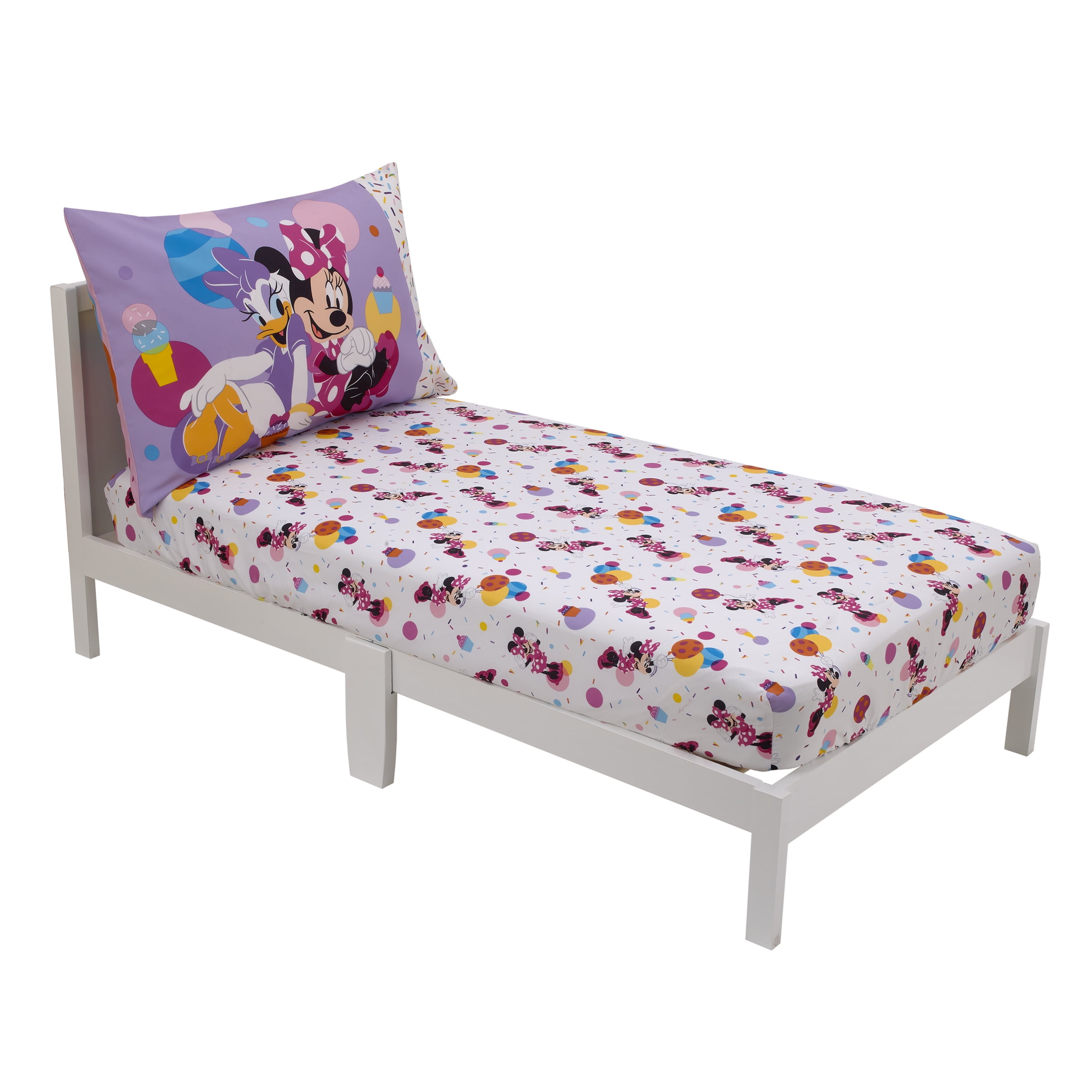 Disney Minnie Mouse Let's Party 2 Piece Toddler Sheet Set