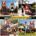 thumbnail image 3 of JoyStone Kids Basketball Hoop Arcade Game, Basketball Hoop Indoor Outdoor W/4 Balls, Basketball Game Toys Gifts for Boys and Girls (Red), 3 of 9