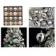 thumbnail image 1 of onlyliua Liquidación de Rebajas de Hoy Adornos Navideños, Colgantes para Árboles de Navidad, Bolas Navideñas, Bolas de Colores Brillantes (6 Cm/16 Piezas), 1 of 5