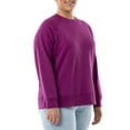 thumbnail image 2 of Terra & Sky Women's Plus Size Fleece Sweatshirt, 2 of 7