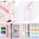 thumbnail image 4 of Carpeta planificadora de presupuesto de dinero colorida A6 con sobres con cremallera, sobres para efectivo, para organizar el dinero del presupuesto, para la carpeta de notas, 4 of 5