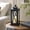 Black, variant on Christmas Nativity Scene Warm Glowing Acrylic Tree Shape Ornament - Holy Family Hanging Pendant with Golden Rope for Christmas Tree Window Fireplace Wall Religious Gift