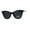 All Black, variant on Womens Mod Chic Oversize Cat Eye Metal Arm Luxury Sunglasses Brown Tortoise