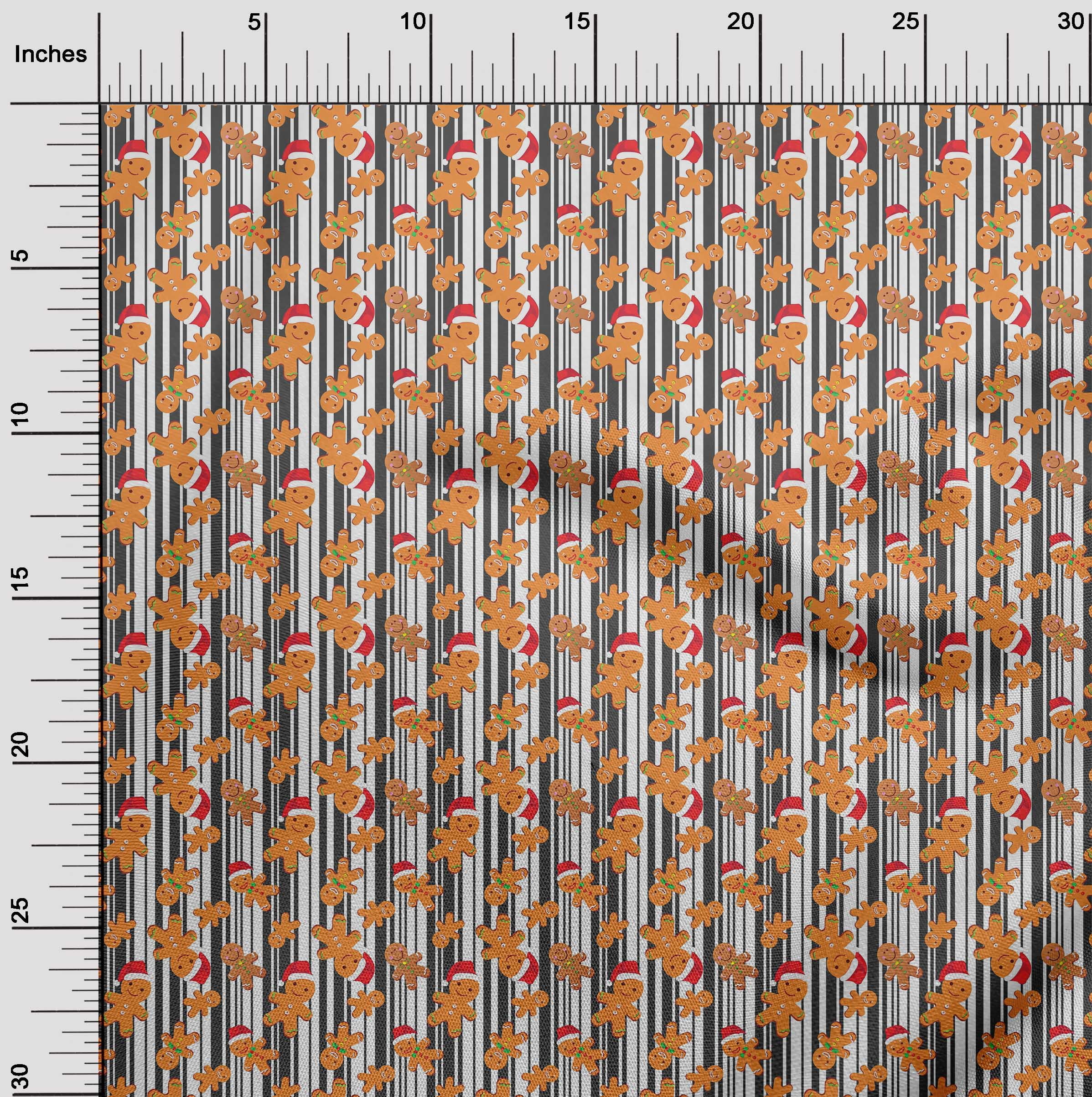 oneOone Cotton Jersey White Fabric Christmas Quilting Supplies Print Sewing Fabric By The Yard 58 Inch Wide
