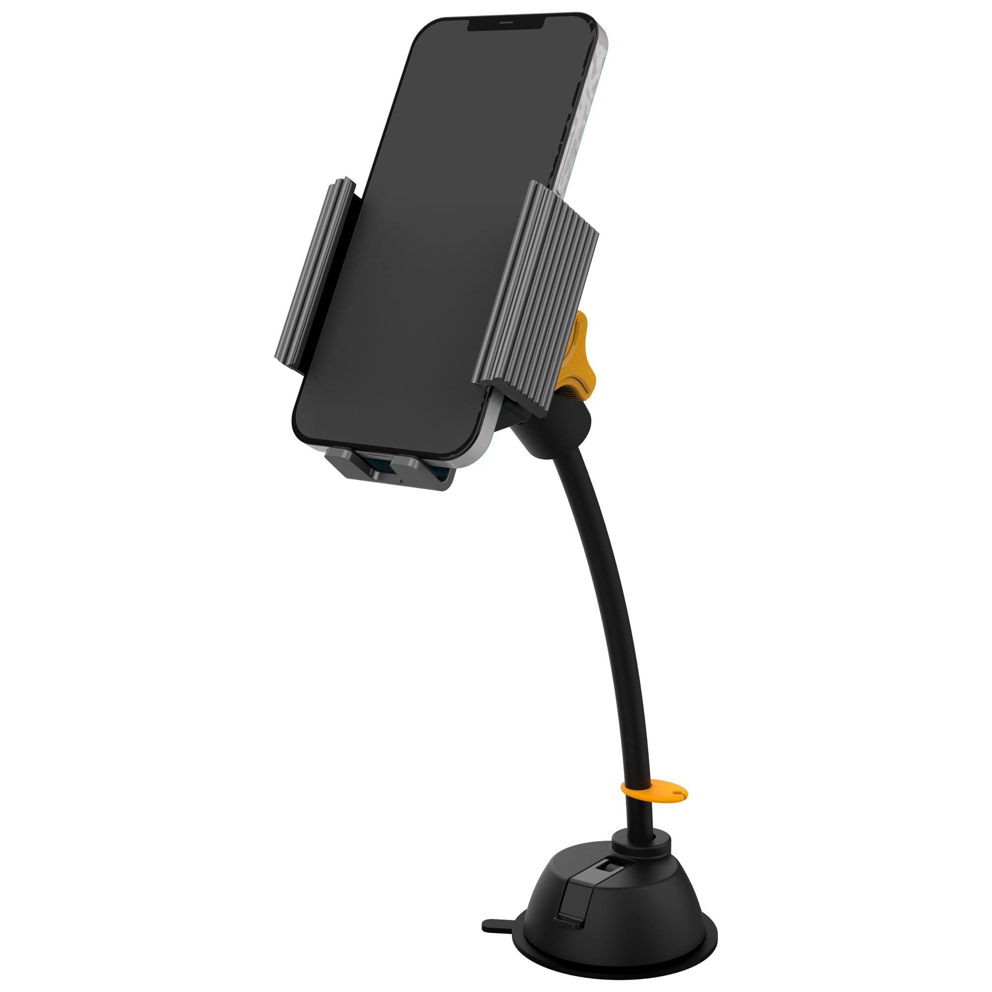 Armor All Suction Mount with Magnet: Versatile Smartphone Holder,  360-Degree Rotation, Hands-Free Calls/GPS, Cable Management
