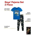 thumbnail image 2 of Quad Seven Boys' Pajama Set - 2 Piece Soft Stretch Hacci Pajama Top and Pants Set for Boys (4-12), 2 of 7