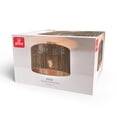 thumbnail image 3 of Globe Electric Lulu 1-Light Matte Brass Indoor Flush Mount Ceiling Light with Twine Shade, 3 of 10