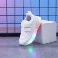 thumbnail image 6 of QTSHPN Girls Sneakers Kids Light up Padded Casual Sport Shoes Comfortable Everyday Play Footwear Big Kids Sneaker, 6 of 8