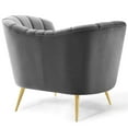 thumbnail image 5 of Modway Opportunity Performance Velvet Armchair Set of 2 in Gray, 5 of 5