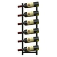 thumbnail image 2 of Gymax 6 Bottles Wall Mounted Wine Rack Metal Wine Display Holder Organizer, 2 of 10