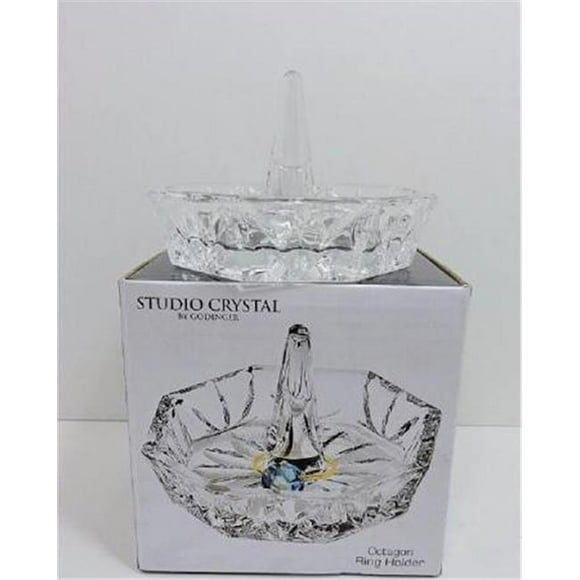 Godinger 43979 Ring Holder with Octagon Base